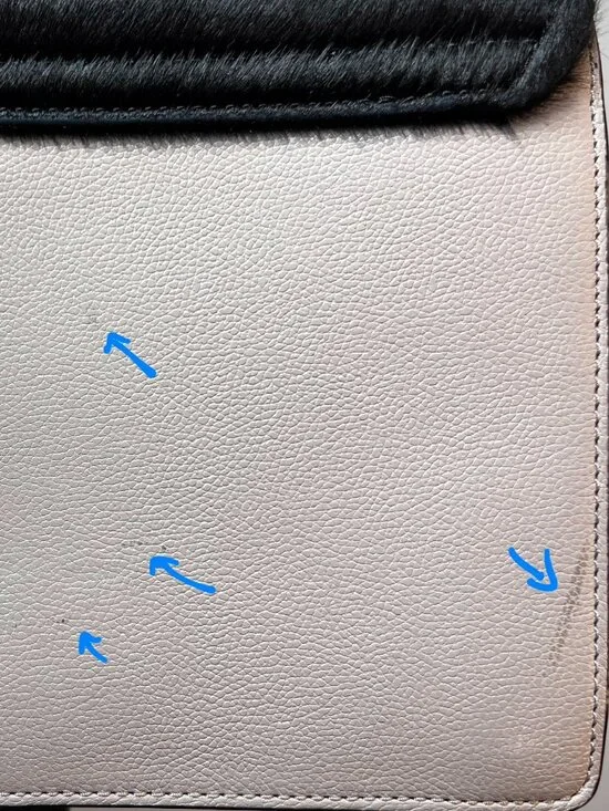 KATE SPADE NY Sayra Hyde Place Mousse Frost Leather/Black Hair Crossbody Bag - Picture 11 of 11